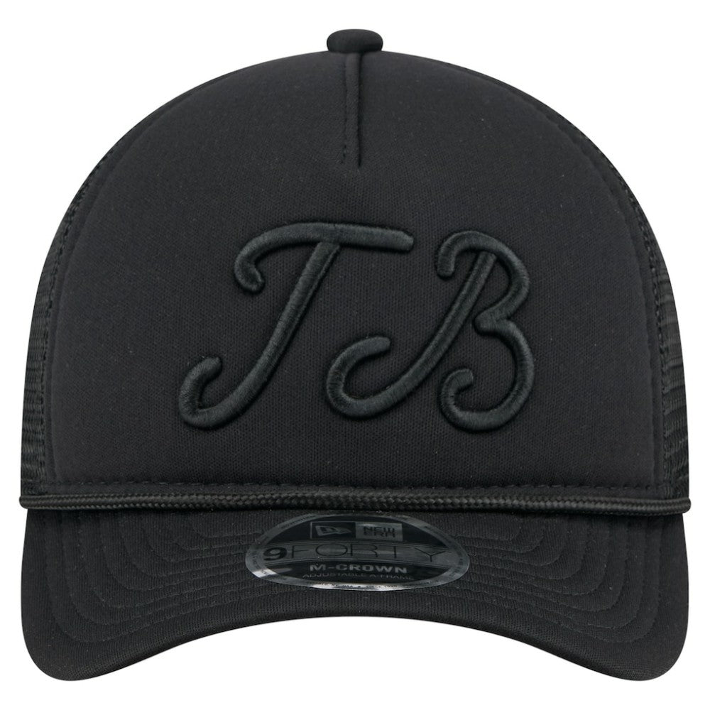 Tampa Bay Rays New Era City Initial 9FORTY A-Frame M-Crown Adjustable Trucker Hat for sale