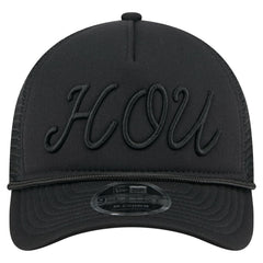 Houston Astros New Era City Initial 9FORTY A-Frame M-Crown Adjustable Trucker Hat Clearance