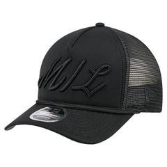Milwaukee Brewers New Era City Initial 9FORTY A-Frame M-Crown Adjustable Trucker Hat discount