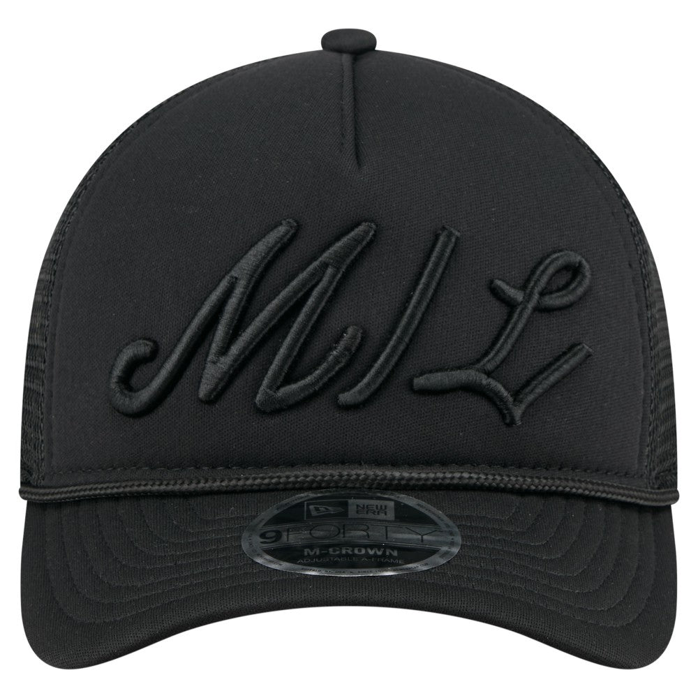 Milwaukee Brewers New Era City Initial 9FORTY A-Frame M-Crown Adjustable Trucker Hat discount