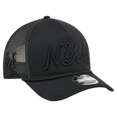 New York Mets New Era City Initial 9FORTY A-Frame M-Crown Adjustable Trucker Hat Online
