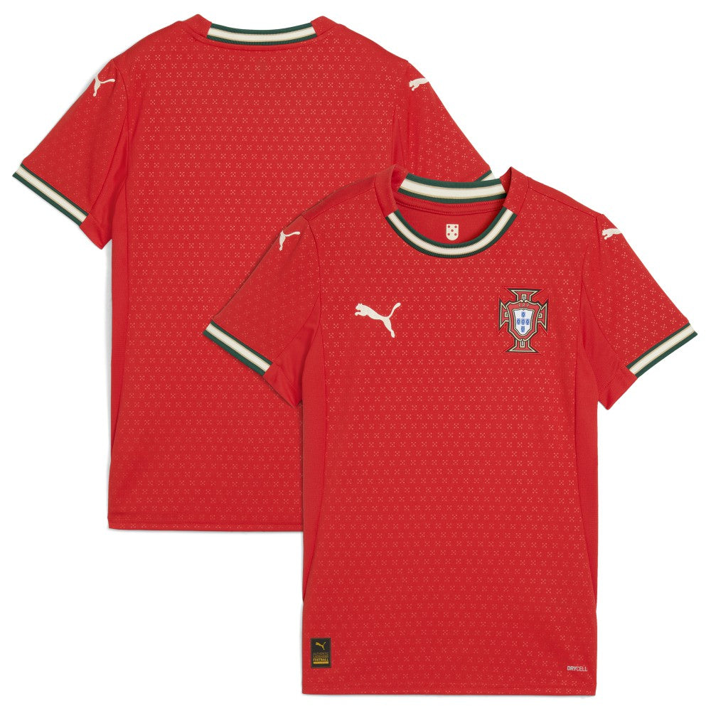 Puma Portugal National Team Women's 2025 Home Replica Jerseys - Red