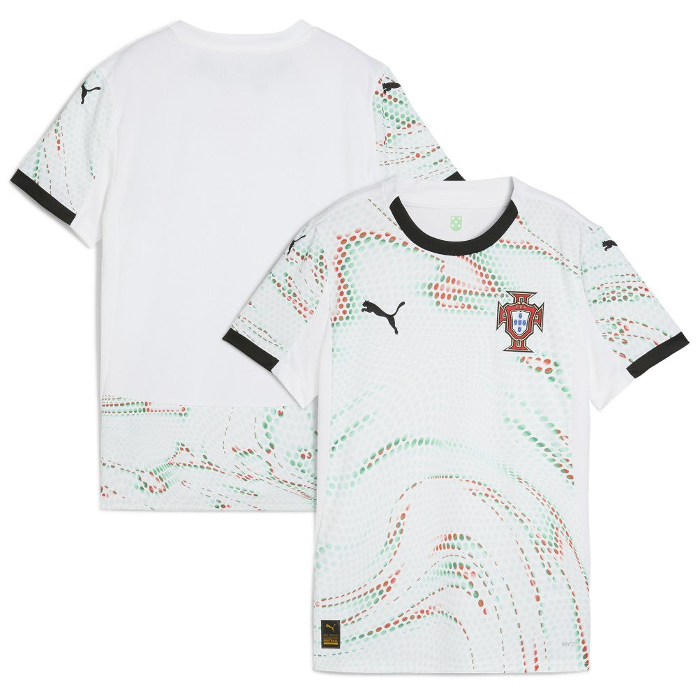 Puma Portugal National Team Women's 2025 Away Replica Jerseys - White