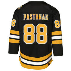 David Pastrnak Boston Bruins Youth Home Premier Player Jersey Black