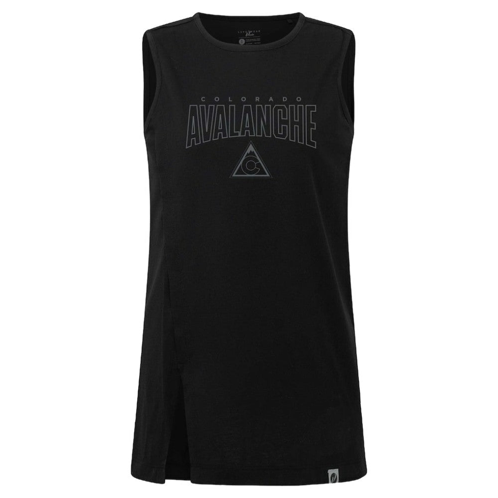 Colorado Avalanche - Levelwear Women's Influx Darkmoon Tank Top Black