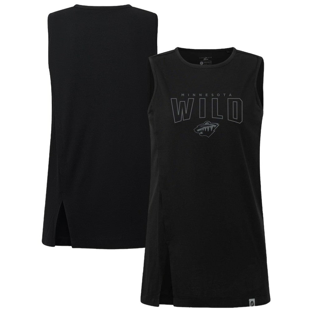 Minnesota Wild - Levelwear Women's Influx Darkmoon Tank Top Black