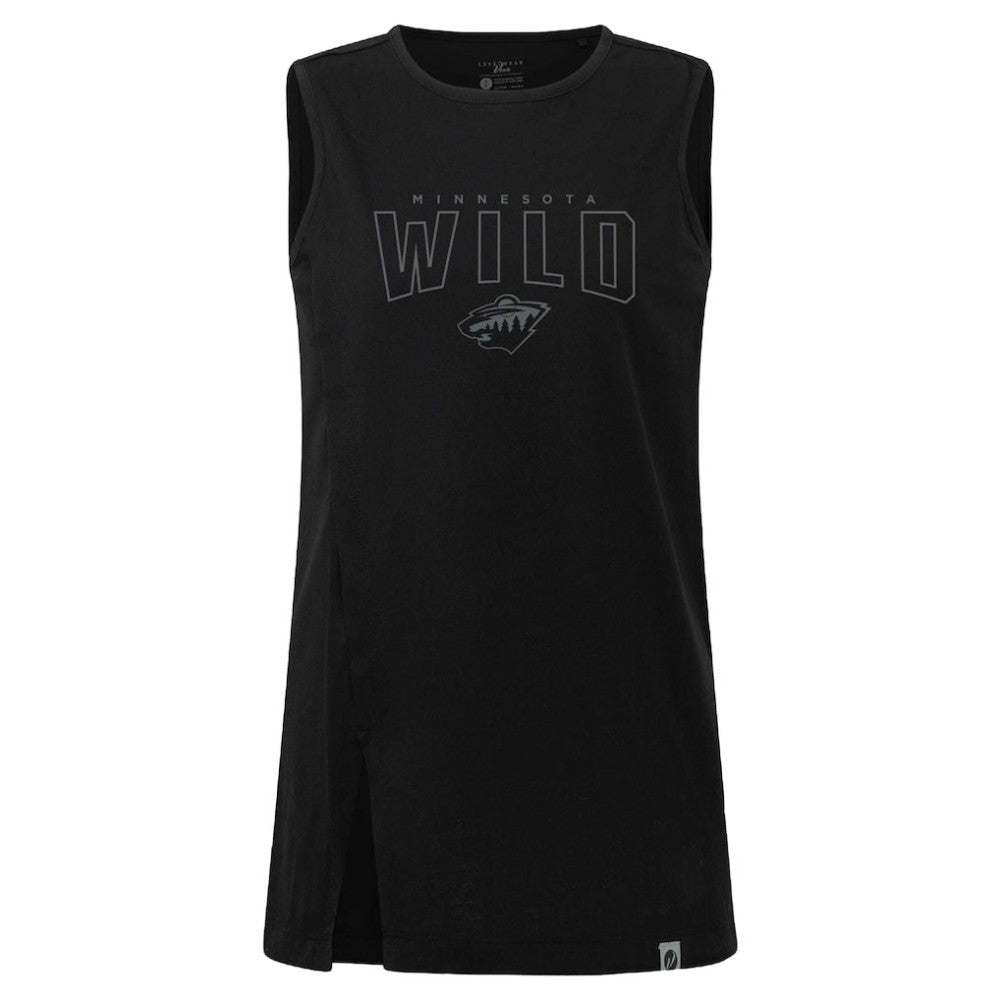 Minnesota Wild - Levelwear Women's Influx Darkmoon Tank Top Black