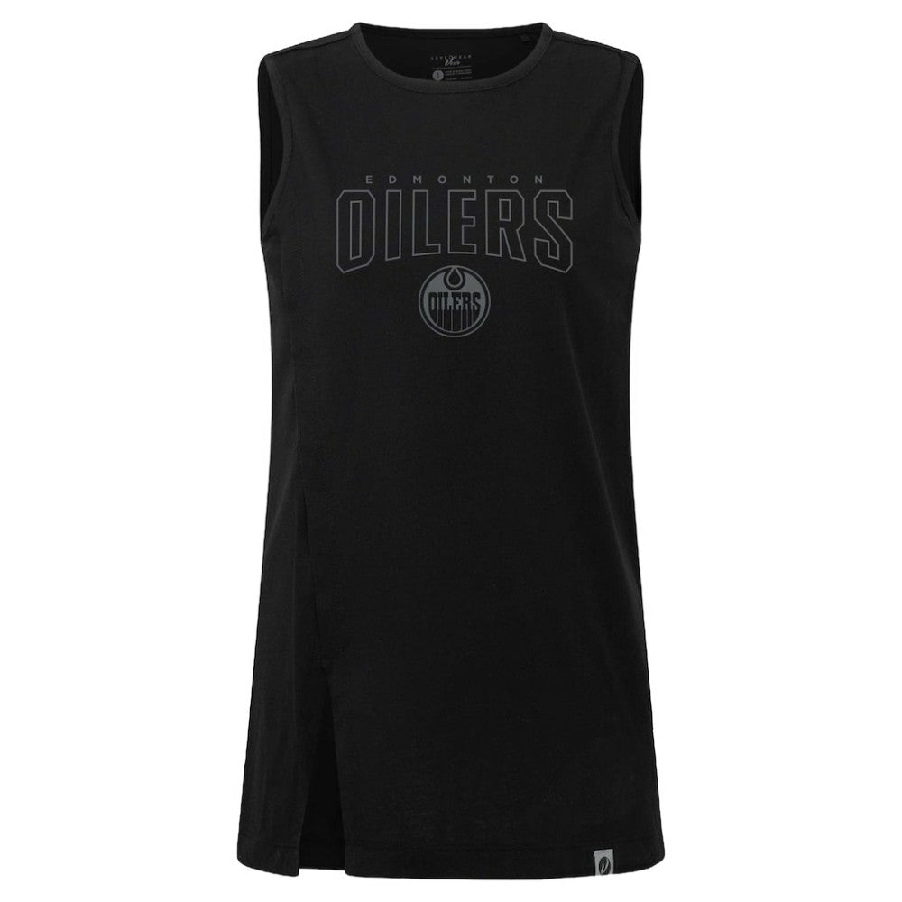 Edmonton Oilers - Levelwear Women's Influx Darkmoon Tank Top Black