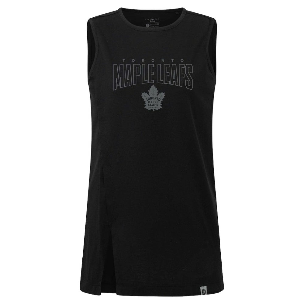 Toronto Maple Leafs - Levelwear Women's Influx Darkmoon Tank Top Black