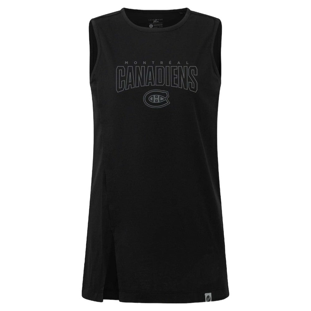 Montreal Canadiens - Levelwear Women's Influx Darkmoon Tank Top Black