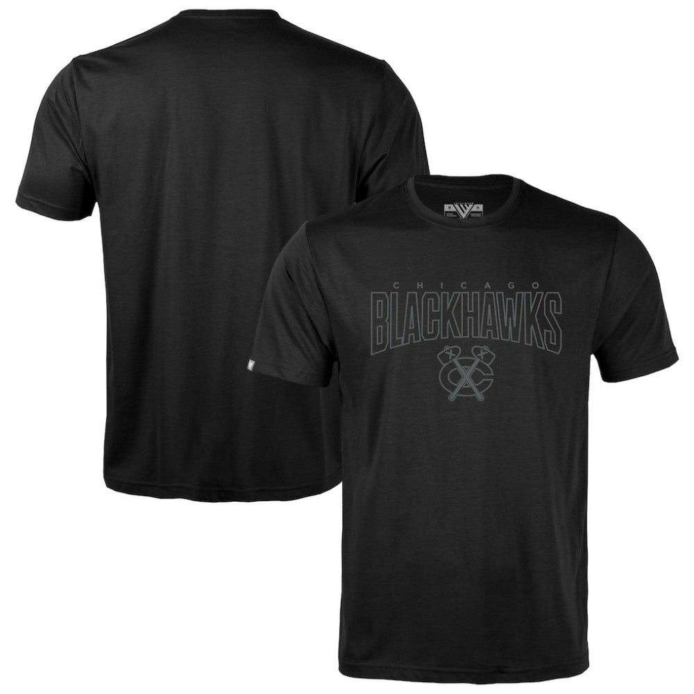 Chicago Blackhawks Levelwear Richmond Darkmoon T-Shirt Black
