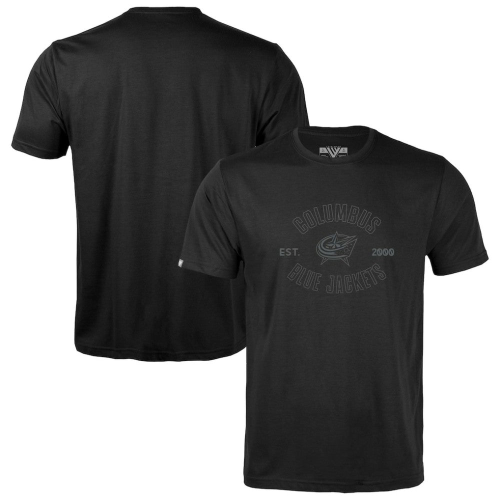Columbus Blue Jackets - Levelwear Youth Little Richmond Abyssal T-Shirt Black
