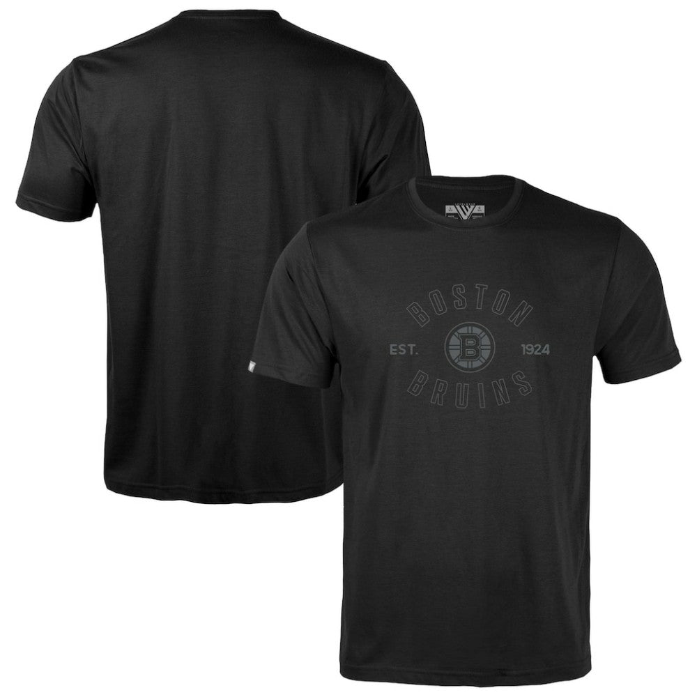 Boston Bruins Levelwear Youth Little Richmond Abyssal T-Shirt Black