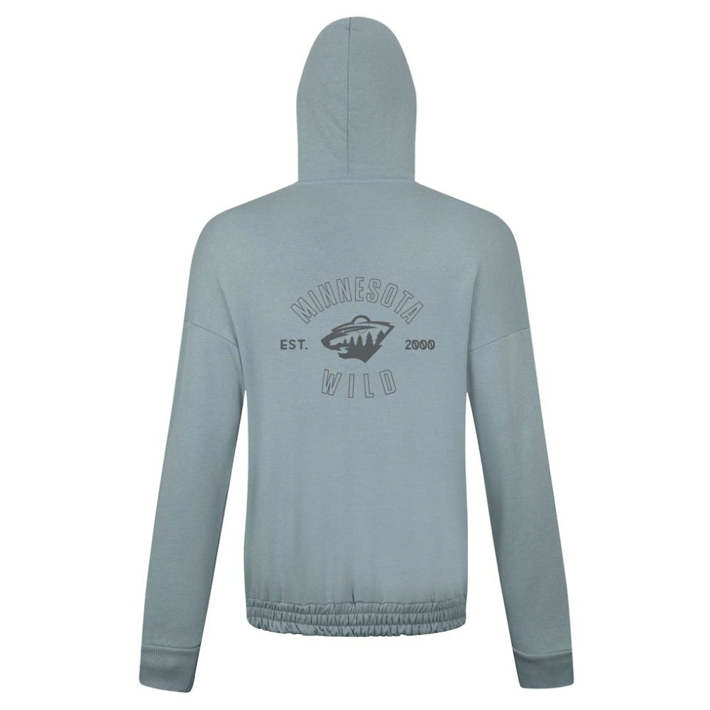 Minnesota Wild - Levelwear Women's Waterfall Nightfall Pullover Hoodie Gray