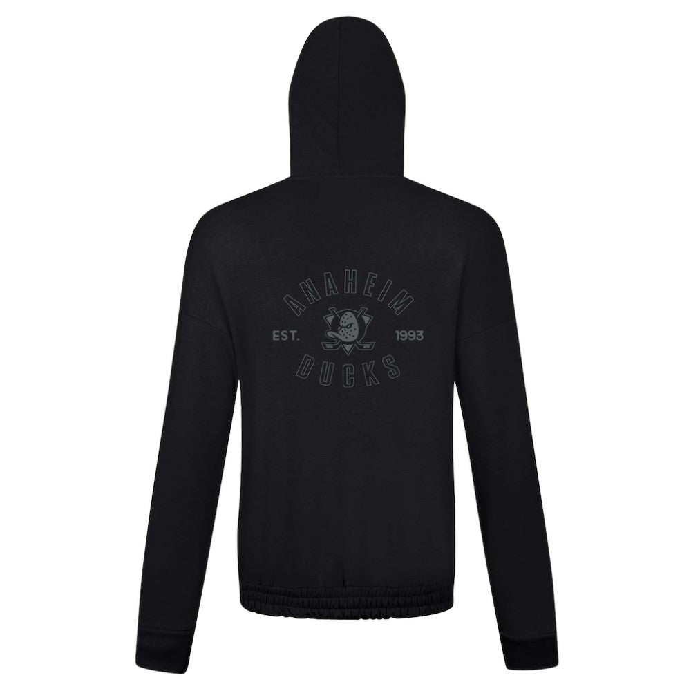 Anaheim Ducks - Levelwear Women's Waterfall Nightfall Pullover Hoodie Black