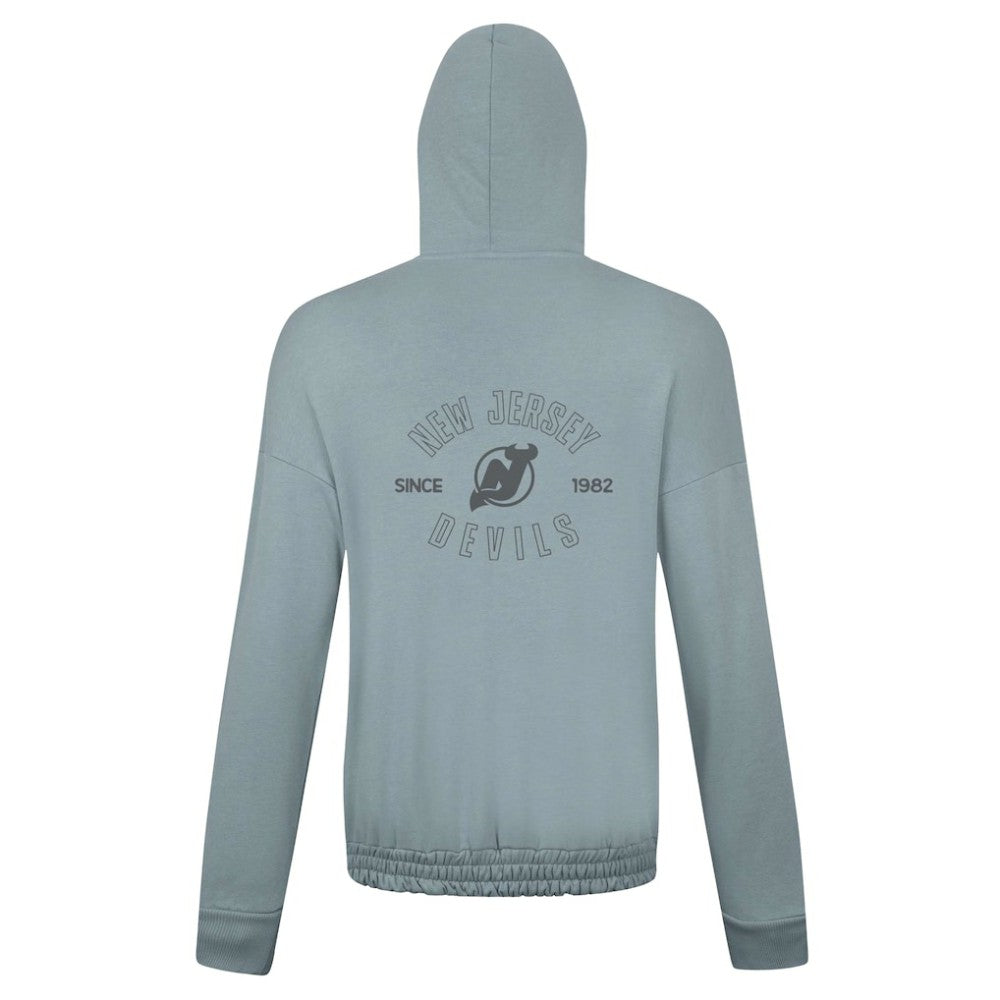 New Jersey Devils - Levelwear Women's Waterfall Nightfall Pullover Hoodie Gray