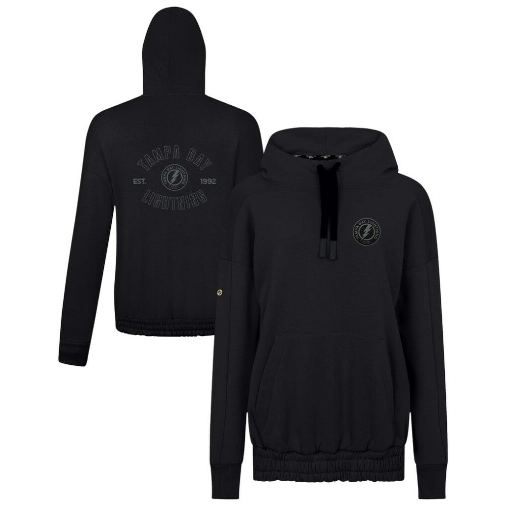 Tampa Bay Lightning - Levelwear Women's Waterfall Nightfall Pullover Hoodie Black