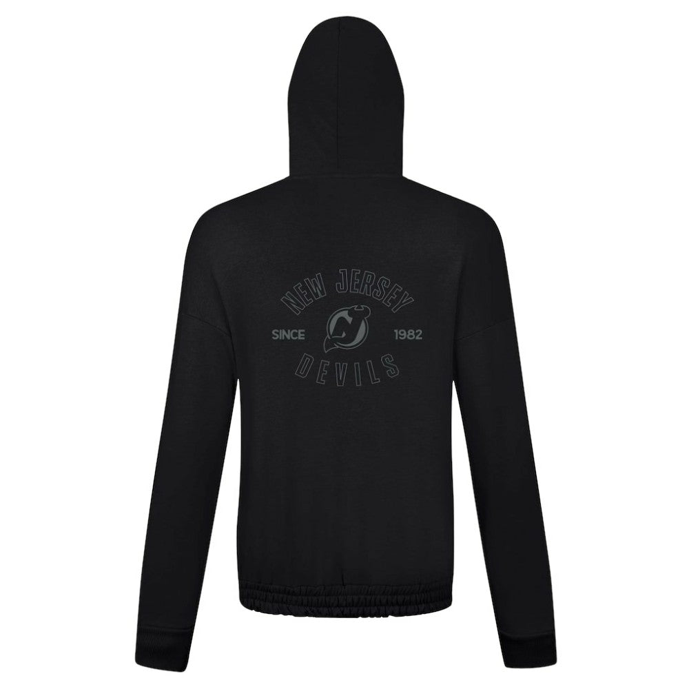 New Jersey Devils - Levelwear Women's Waterfall Nightfall Pullover Hoodie Black