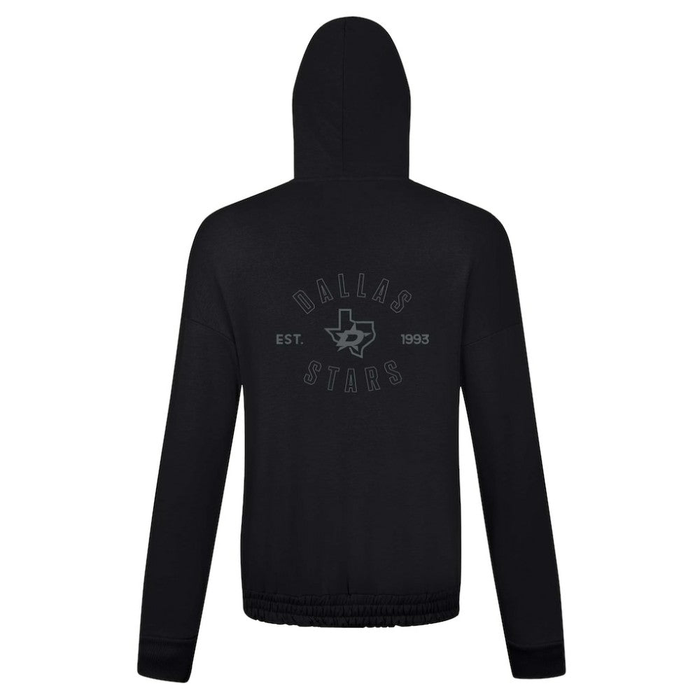 Dallas Stars - Levelwear Women's Waterfall Nightfall Pullover Hoodie Black
