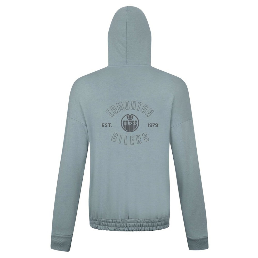 Edmonton Oilers - Levelwear Women's Waterfall Nightfall Pullover Hoodie Gray