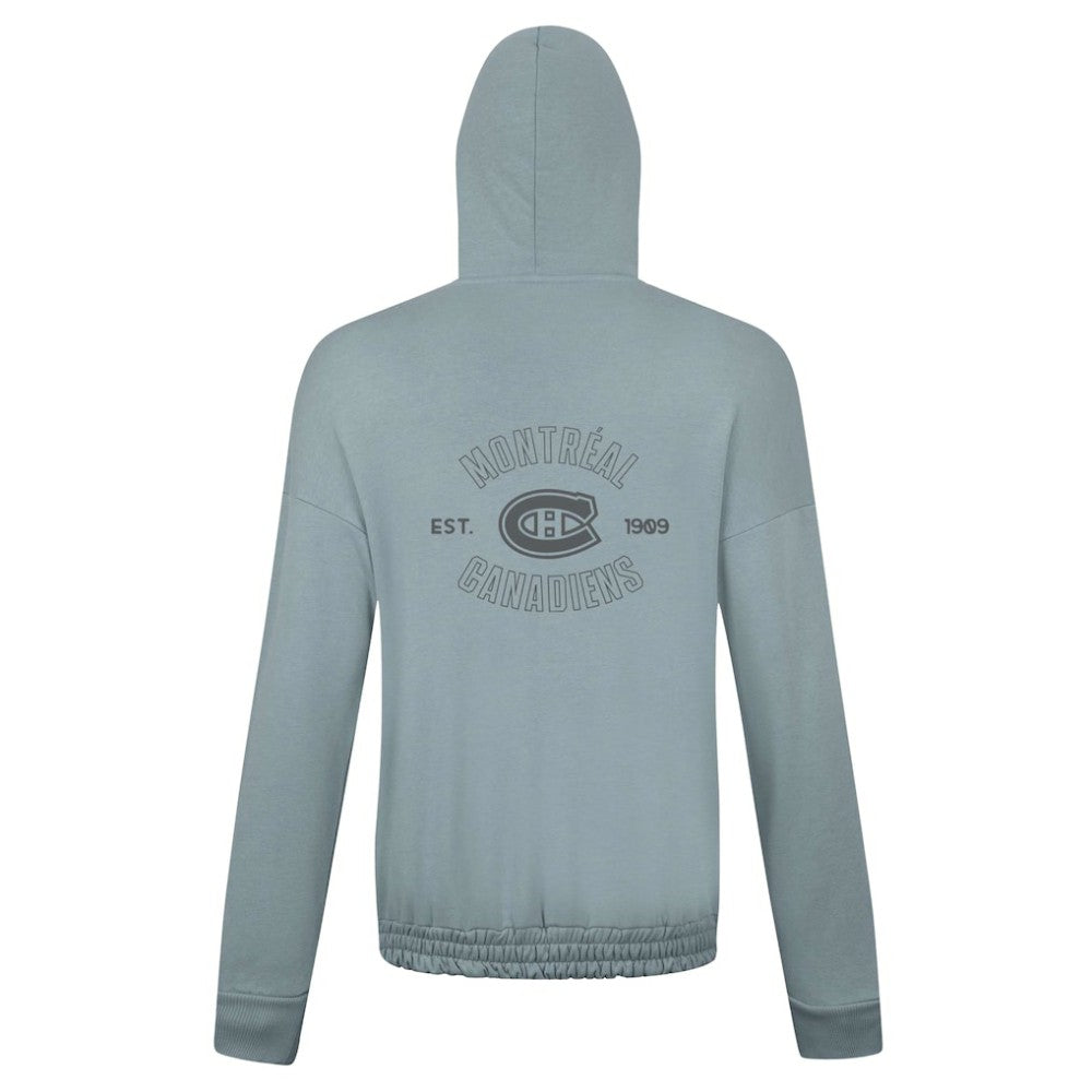 Montreal Canadiens - Levelwear Women's Waterfall Nightfall Pullover Hoodie Gray
