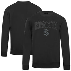 Seattle Kraken Levelwear Zane Darkmoon Pullover Sweatshirt Black