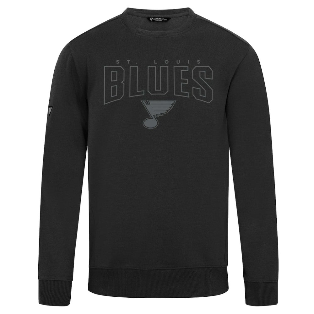 St. Louis Blues - Levelwear Zane Darkmoon Pullover Sweatshirt Black