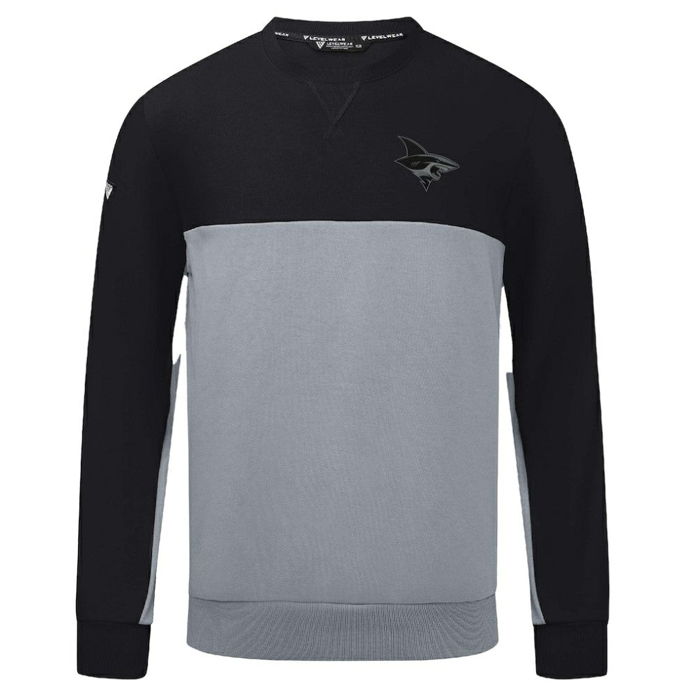 San Jose Sharks - Levelwear Legacy Nightfall Pullover Sweatshirt Black/Gray