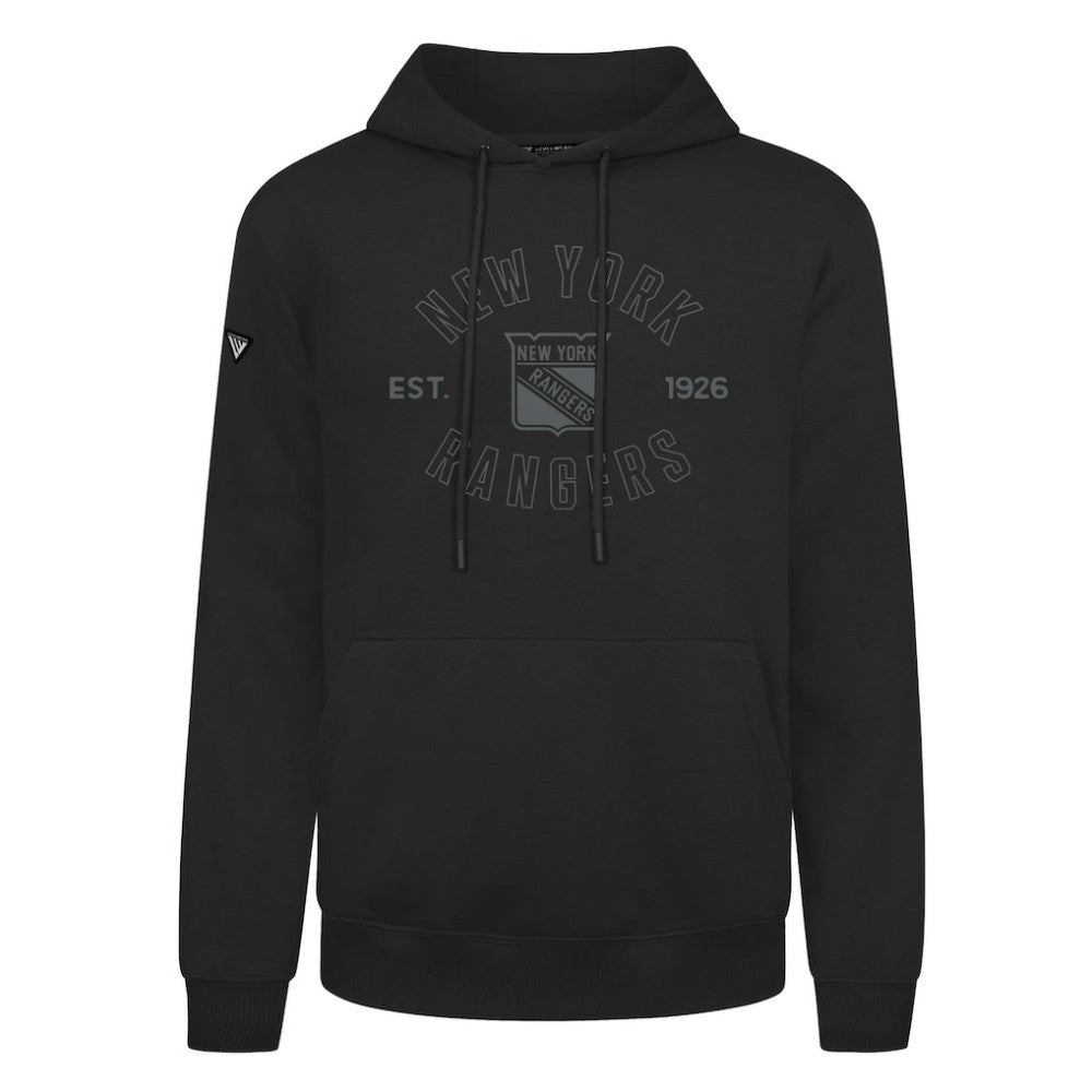 New York Rangers Levelwear Podium Abyssal Pullover Hoodie Black