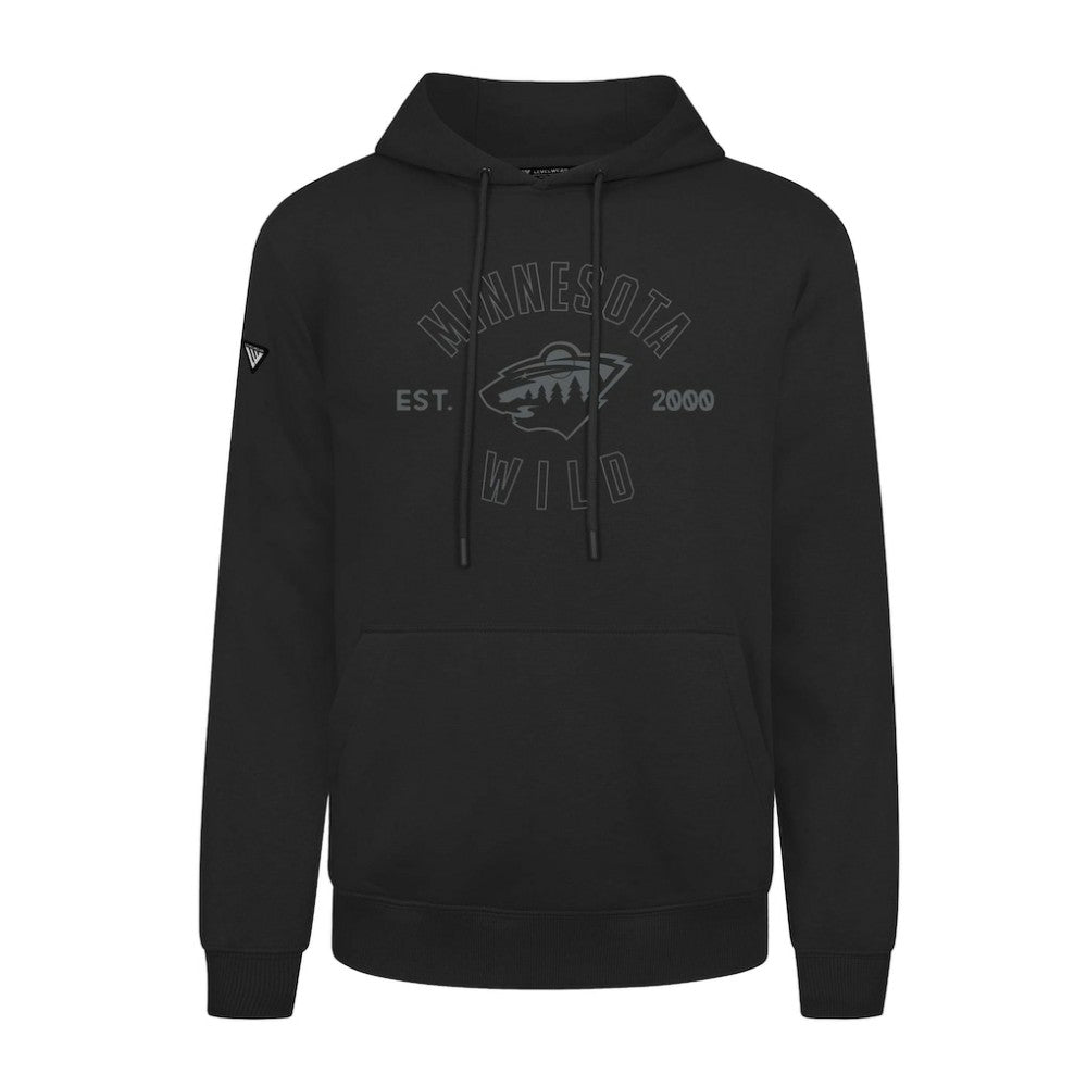 Minnesota Wild - Levelwear Podium Abyssal Pullover Hoodie Black