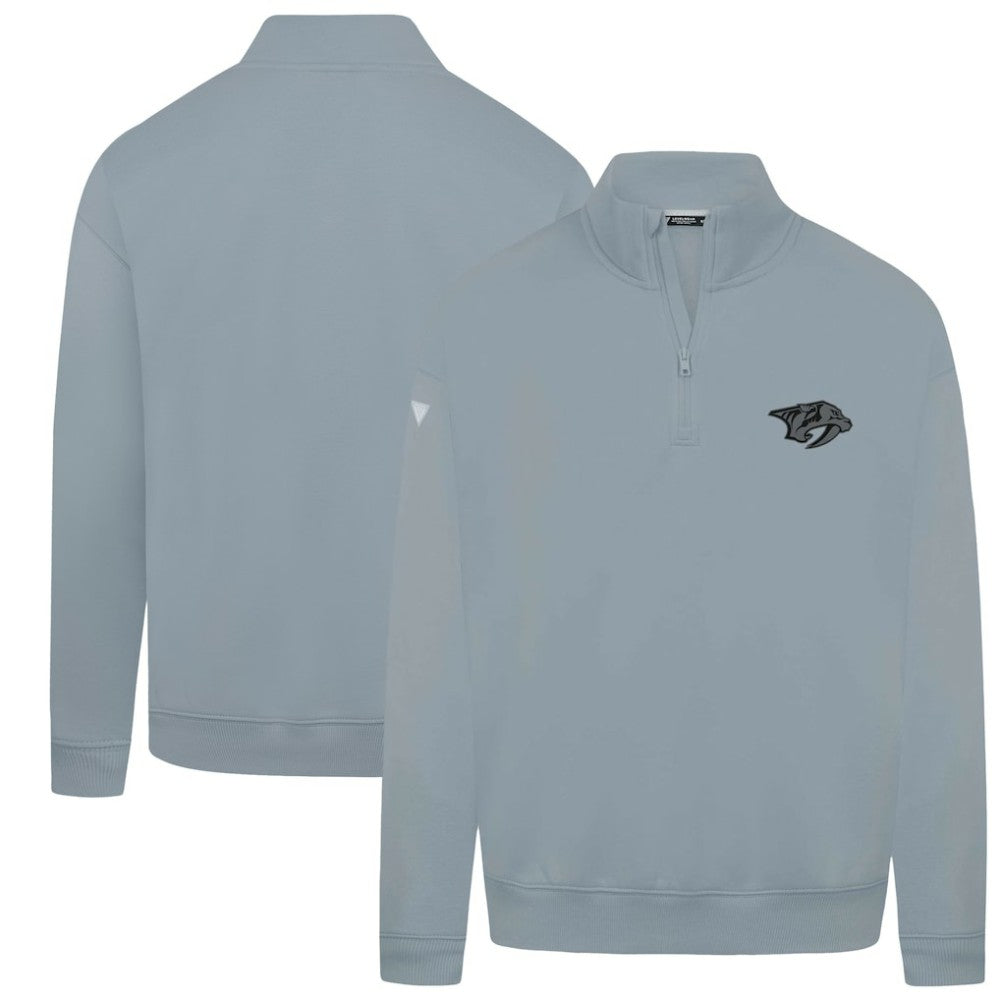 Nashville Predators - Levelwear Murray Nightfall Quarter-Zip Jacket Gray