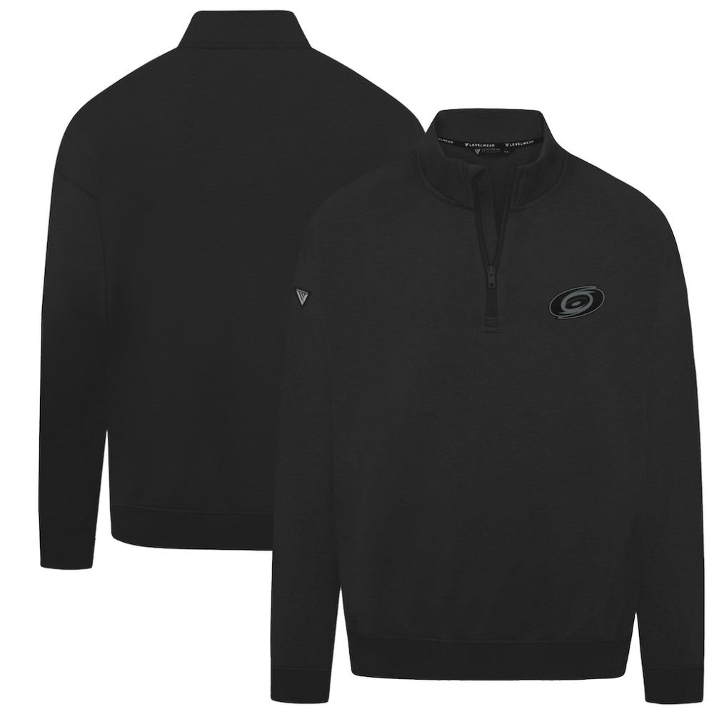 Carolina Hurricanes - Levelwear Murray Nightfall Quarter-Zip Jacket Black