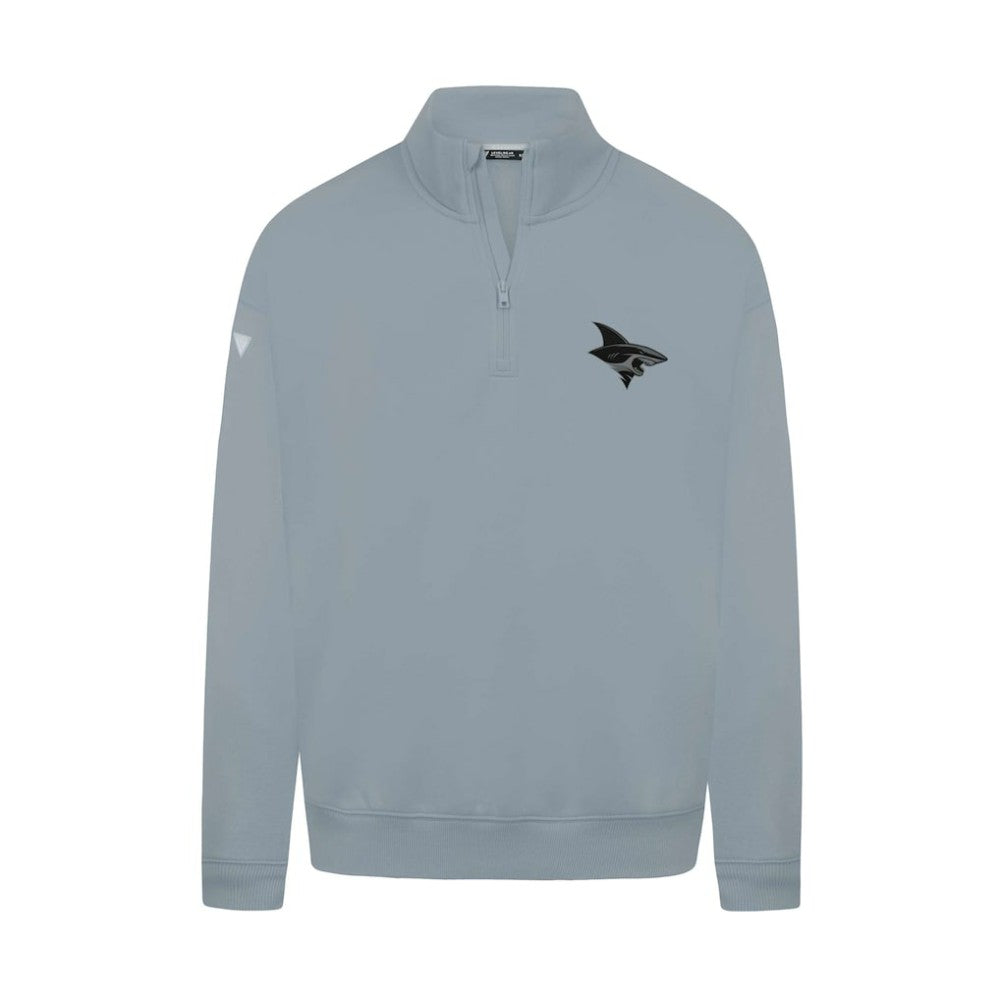 San Jose Sharks - Levelwear Murray Nightfall Quarter-Zip Jacket Gray