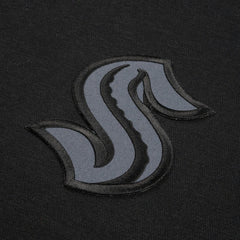 Seattle Kraken Levelwear Murray Nightfall Quarter-Zip Jacket Black