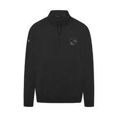 New York Rangers Levelwear Murray Nightfall Quarter-Zip Jacket Black