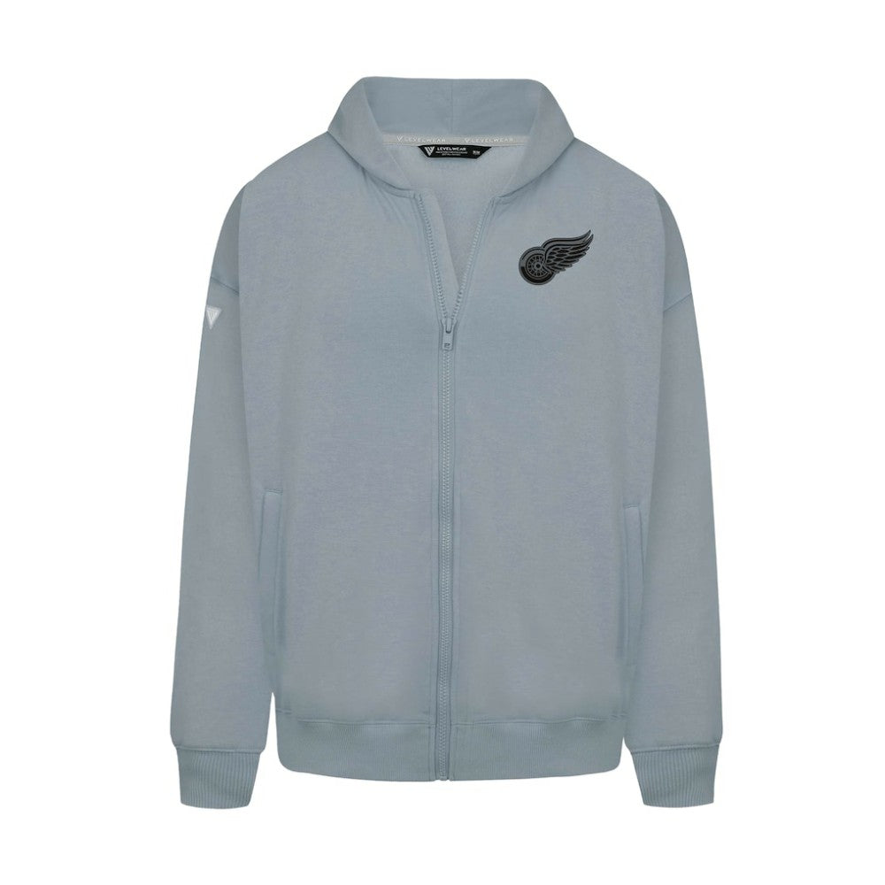 Detroit Red Wings - Levelwear Uphill Abyssal Full-Zip Hoodie Gray
