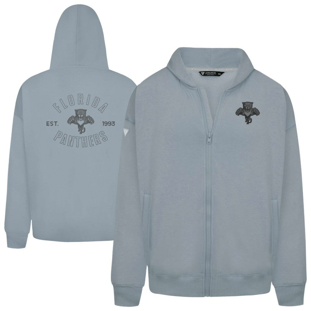 Florida Panthers - Levelwear Uphill Abyssal Full-Zip Hoodie Gray