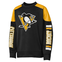 Sidney Crosby Pittsburgh Penguins Outerstuff Youth Best Defense Name & Number Crewneck Sweatshirt Black