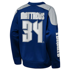 Auston Matthews Toronto Maple Leafs - Outerstuff Youth Best Defense Name & Number Crewneck Sweatshirt Blue