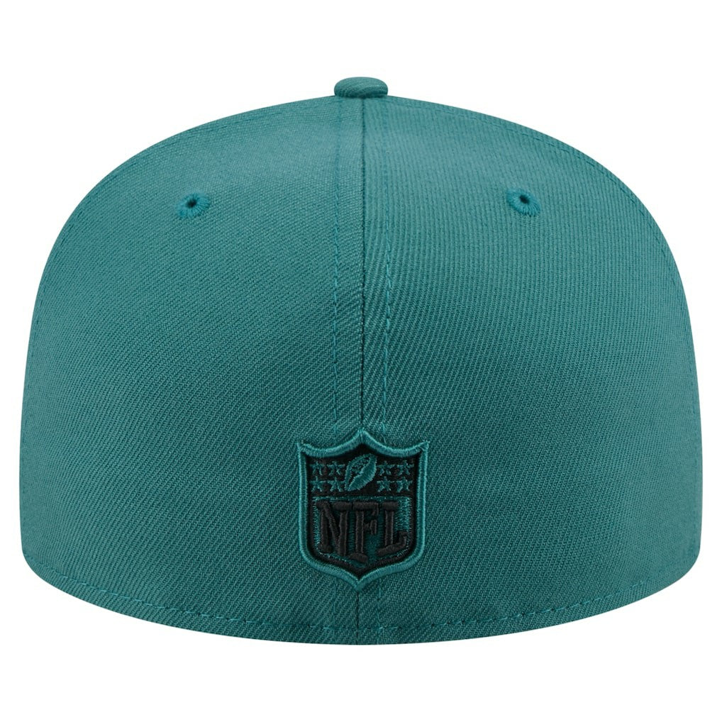 Philadelphia Eagles New Era State Stitch 59FIFTY Fitted Hat Midnight Green - NFL