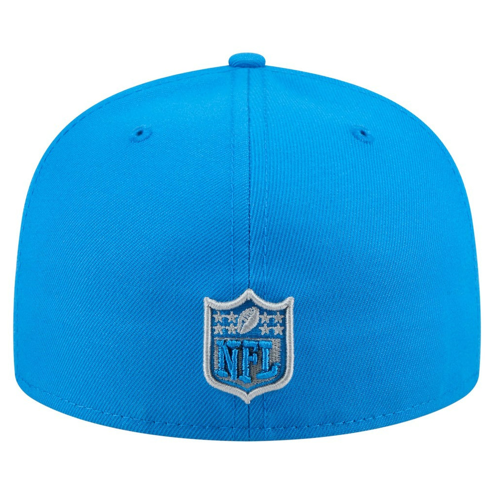 Detroit Lions New Era State Stitch 59FIFTY Fitted Hat Blue - NFL