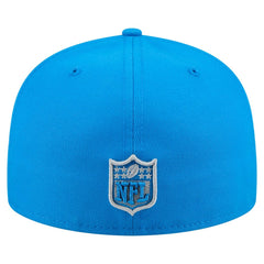 Detroit Lions New Era State Stitch 59FIFTY Fitted Hat Blue - NFL