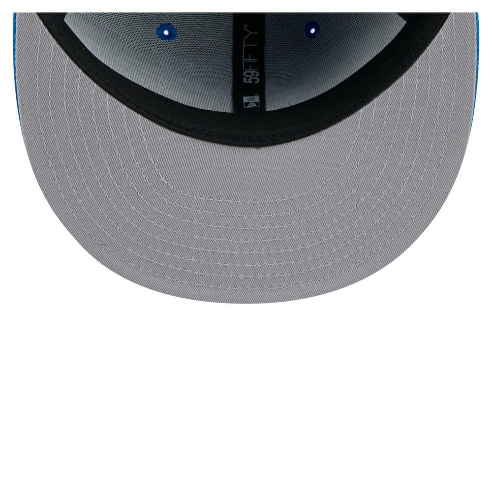 Detroit Lions New Era State Stitch 59FIFTY Fitted Hat Blue - NFL