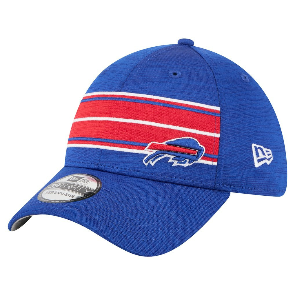 Buffalo Bills New Era Stripes 39THIRTY Flex Hat Royal - NFL
