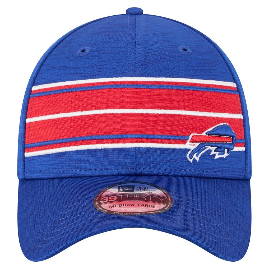 Buffalo Bills New Era Stripes 39THIRTY Flex Hat Royal - NFL