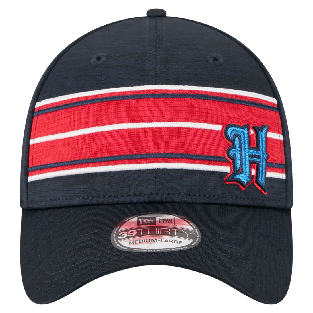Houston Texans New Era Stripes 39THIRTY Flex Hat Navy - NFL