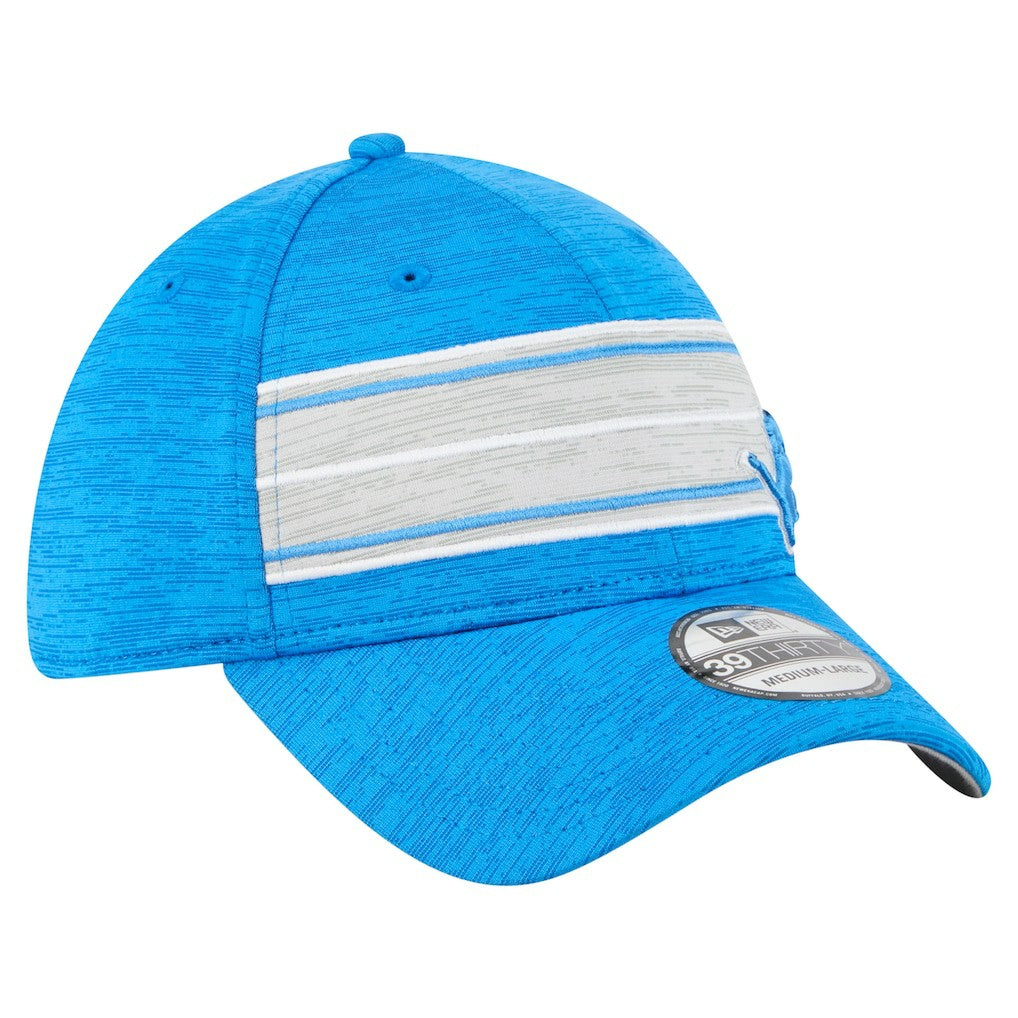 Detroit Lions New Era Stripes 39THIRTY Flex Hat Blue - NFL