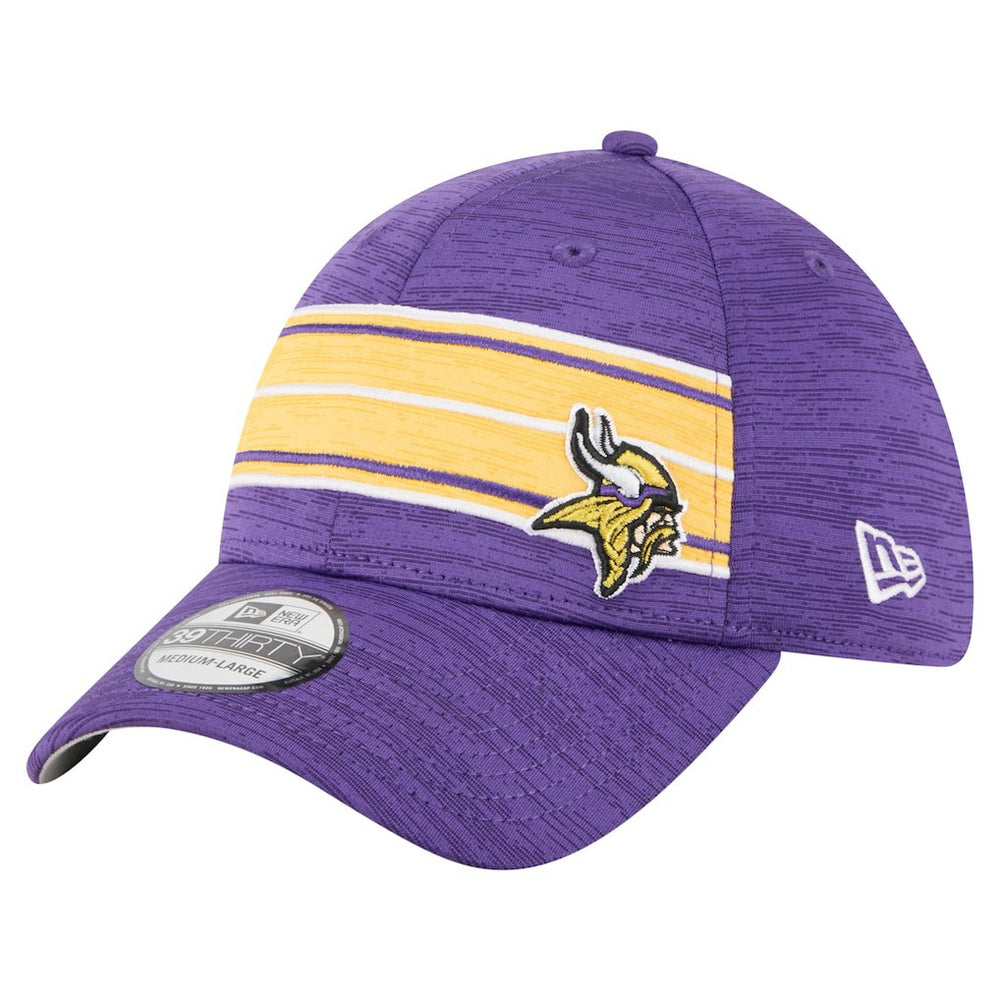Minnesota Vikings New Era Stripes 39THIRTY Flex Hat Purple - NFL