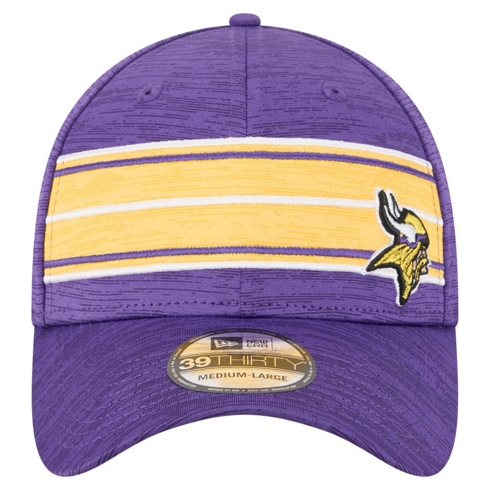 Minnesota Vikings New Era Stripes 39THIRTY Flex Hat Purple - NFL
