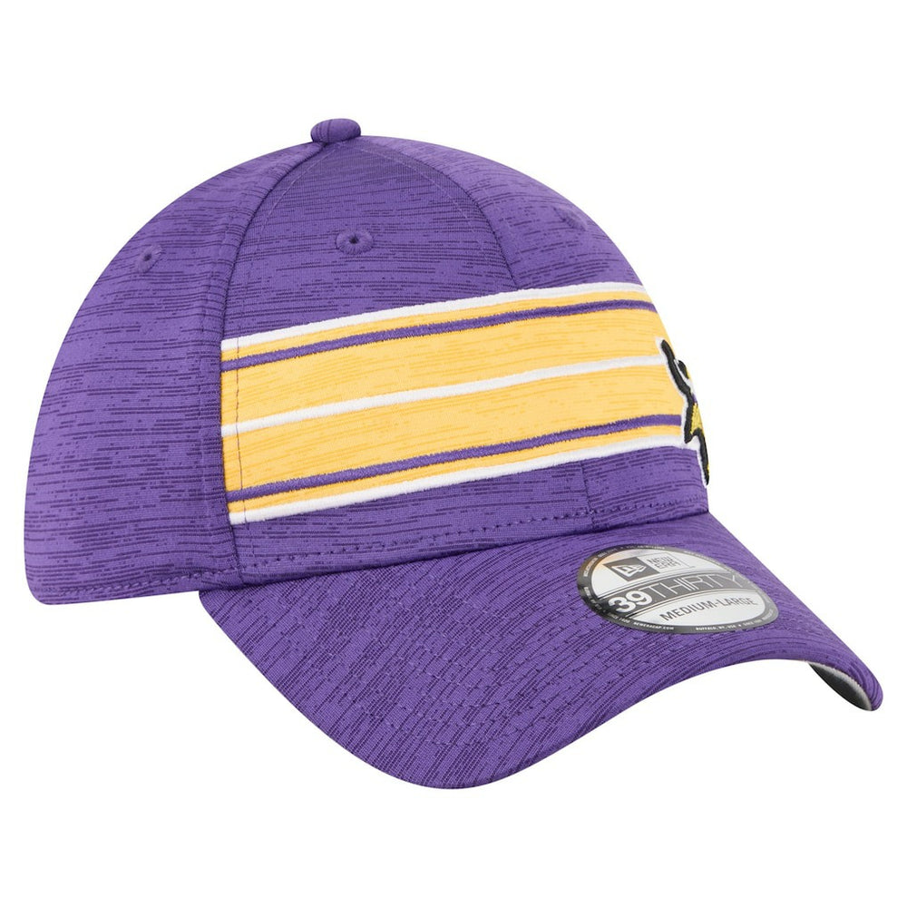 Minnesota Vikings New Era Stripes 39THIRTY Flex Hat Purple - NFL